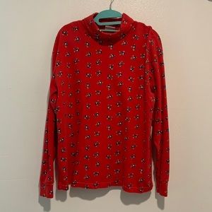 Mickey & Co vintage red turtleneck L